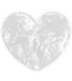 Холдер Popsocket Marble Heart (Белый)