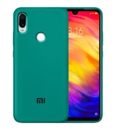 Силикон Original Case Xiaomi Redmi Note 7 (Тёмно-зелёный)
