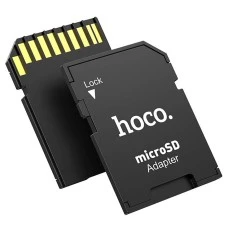 Переходник SD-Адаптер Card Reader Hoco HB22 (Чёрный)