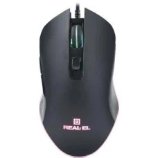 Мышь проводная игровая Real-El RM-550 (Чёрный)