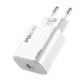 СЗУ-адаптер Moxom HC-25 PD 3.0 QC 3.0 + Type-C-кабель (Белый) СЗУ-адаптер Moxom HC-25 PD 3.0 QC 3.0 + Type-C-кабель (Белый)