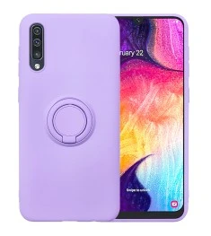 Чехол Ring Silicone Case Samsung Galaxy A30s / A50 / A50s (Сиреневый)