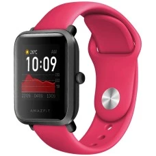 Ремешок Xiaomi Amazfit Bip 20mm (Simple Lock) (Малиновый)