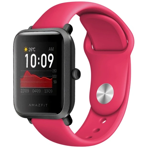 Ремешок Xiaomi Amazfit Bip 20mm (Simple Lock) (Малиновый)