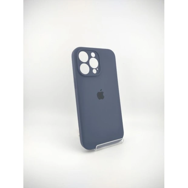 Силіконовий Original RoundCam чохол для Apple iPhone 14 Pro Max (09) Темно-синій