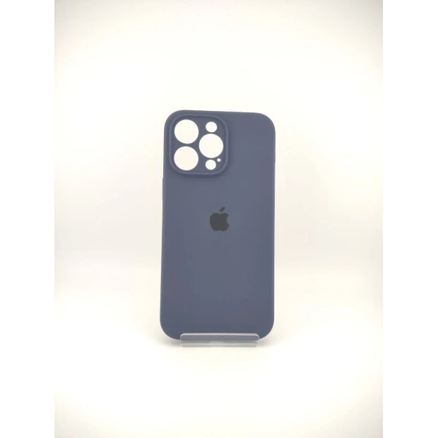 Силіконовий Original RoundCam чохол для Apple iPhone 14 Pro Max (09) Темно-синій