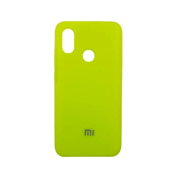 Силиконовый чехол Original Case Xiaomi Mi8 (Лайм)