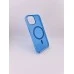 Чохол Clear Case Premium з MagSafe для Apple iPhone 15 (Королівський Синій)