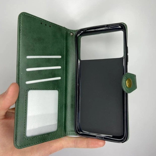 Чохол-книжка Leather Book Gallant Xiaomi Poco M5 (Зелений)