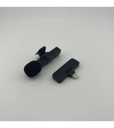 Бездротовий мікрофон для телефона iPhone (Lightning) 1в1 (Чорний)