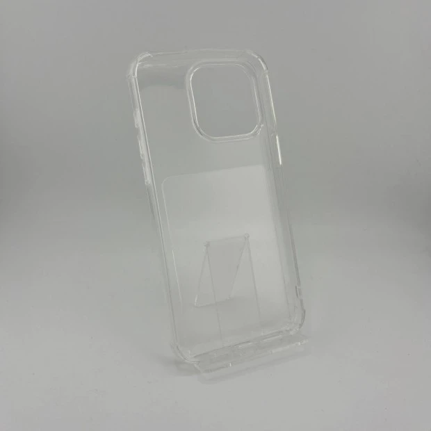 Силікон 6D Apple iPhone 15 Pro Max (Прозорий)