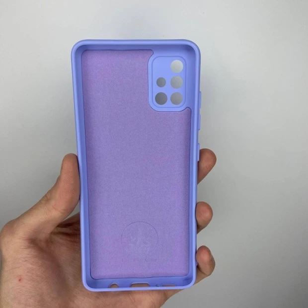 Силикон Original 360 ShutCam Case Samsung Galaxy A51 (2020) (Фиалковый)