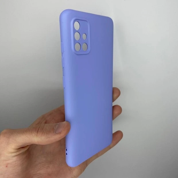 Силикон Original 360 ShutCam Case Samsung Galaxy A51 (2020) (Фиалковый)