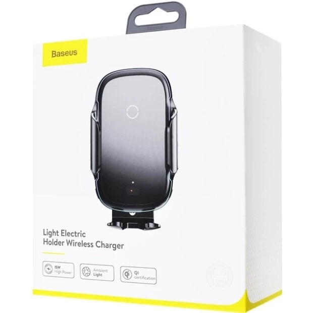 Автодержатель Baseus Light Electric Holder (Чёрный)