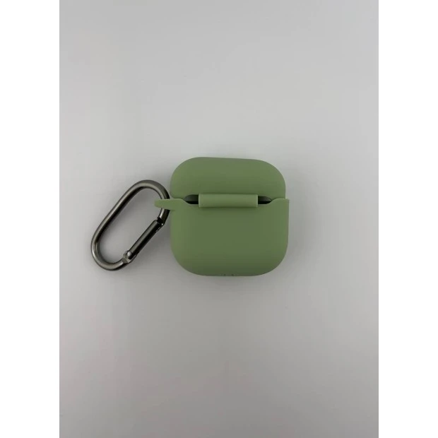 Чехол для наушников Full Silicone Case Apple AirPods 4 (79) Pistachio
