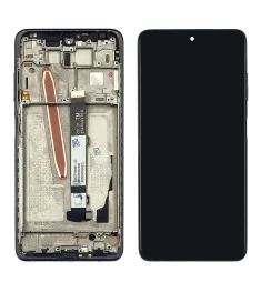 Дисплей для Xiaomi Poco X3/ Poco X3 Pro с чёрным тачскрином и корпусной рамкой