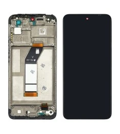 Дисплей для Xiaomi Redmi 10 с чёрным тачскрином и корпусной рамкой