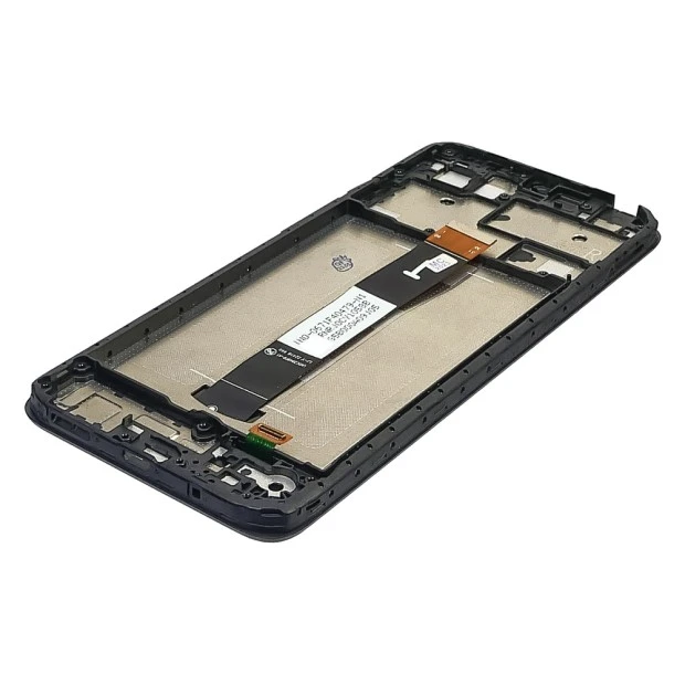 Дисплей для Xiaomi Redmi 12C с чёрным тачскрином и корпусной рамкой