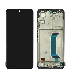 Дисплей для Xiaomi Redmi Note 12 (5G) с чёрным тачскрином и корпусной рамкой IPS..