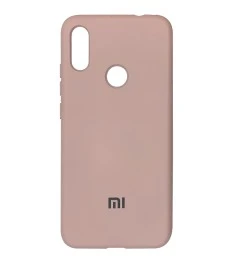 Силикон Original Case (HQ) Xiaomi Redmi Note 7 (Пудровый)