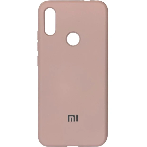 Силикон Original Case (HQ) Xiaomi Redmi Note 7 (Пудровый)
