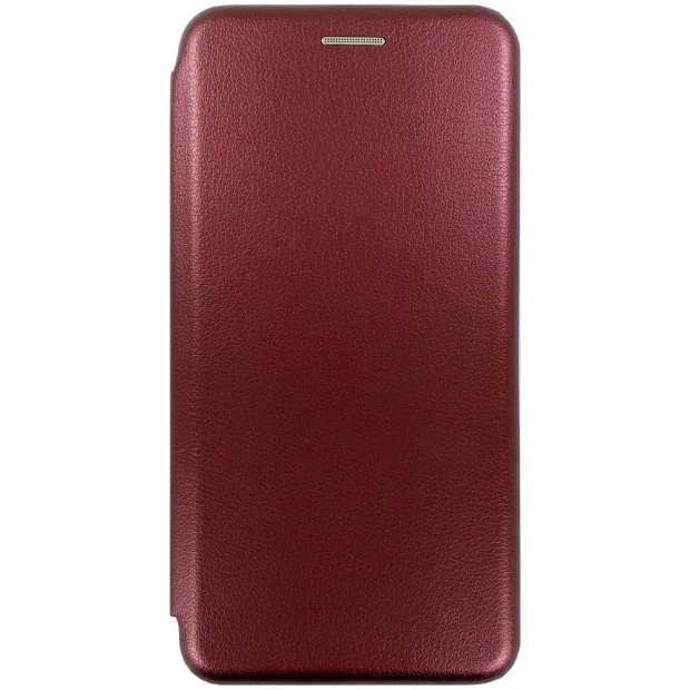 Чехол-книжка Оригинал Xiaomi Redmi Note 9S / Note 9 Pro / Note 9 Pro Max (Бордовый)