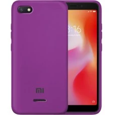 Силикон Original Case Xiaomi Redmi 6A (Сиреневый)