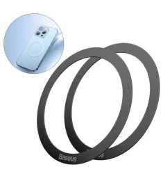 Кольцо-держатель Baseus Magsafe Halo Series (2шт/уп) (Black) PCCH000012