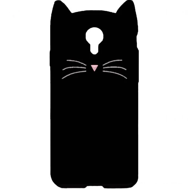 Силиконовый чехол Kitty Case Meizu M5 Note (чёрный)