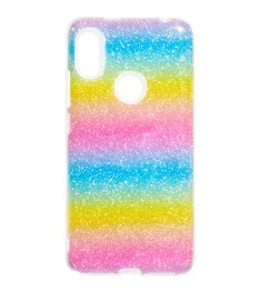 Силикон Glitter Xiaomi Redmi S2 (Радуга)