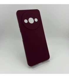 Силікон Original Xiaomi Redmi A3 (ShutCam) (Бордовий)