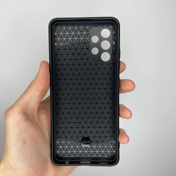 Бронь-чехол Ring Serge Armor ShutCam Case Samsung Galaxy A32 (2021) (Чёрный)