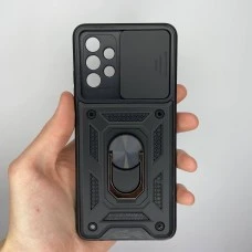 Бронь-чехол Ring Serge Armor ShutCam Case Samsung Galaxy A32 (2021) (Чёрный)