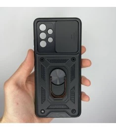 Бронь-чехол Ring Serge Armor ShutCam Case Samsung Galaxy A32 (2021) (Чёрный)
