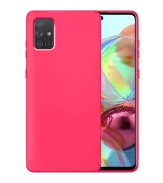 Силикон Original 360 Case Samsung Galaxy A71 (Малиновый)