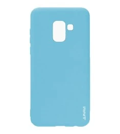 Силикон iNavi Color Samsung Galaxy J6 (2018) J600 (голубой)