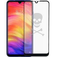 Стекло 5D Picture Xiaomi Redmi Note 7 Black (Skull)