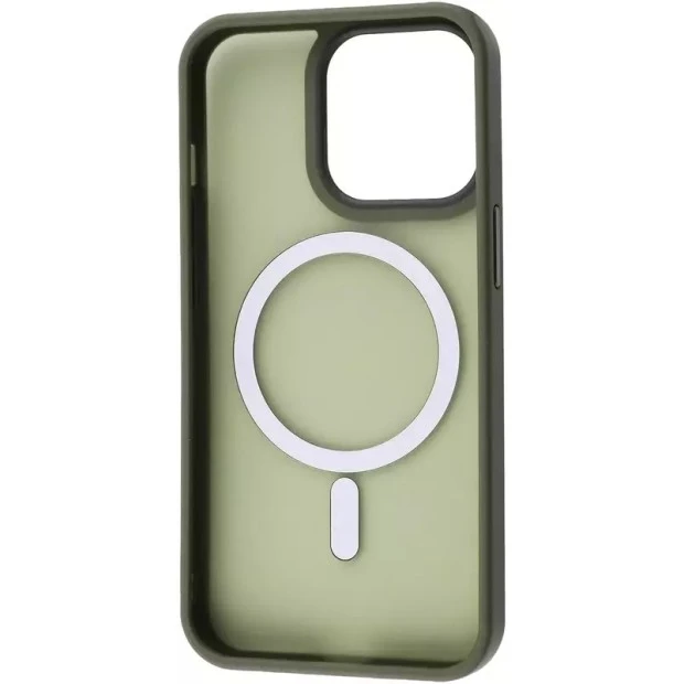 Чехол WAVE Matte Insane Case with MagSafe iPhone 13 Pro (Green)