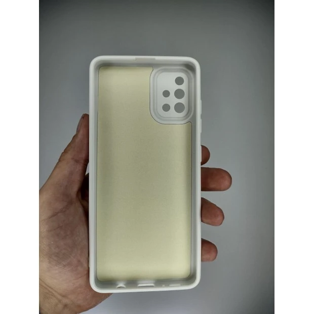Силикон Original Samsung Galaxy A51 (2021) (ShutCam) (Белый)