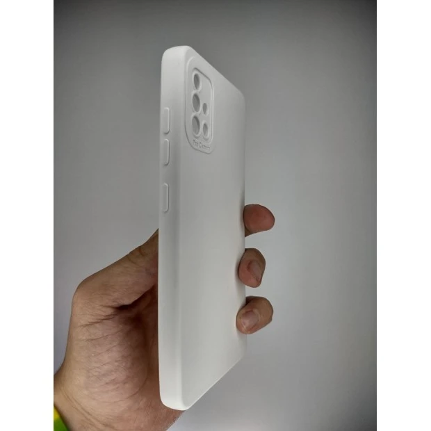 Силикон Original Samsung Galaxy A51 (2021) (ShutCam) (Белый)