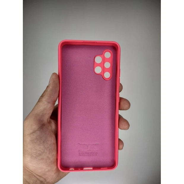 Силіконовий чохол Original Samsung Galaxy A32 (2021) (ShutCam) (Фламінго)