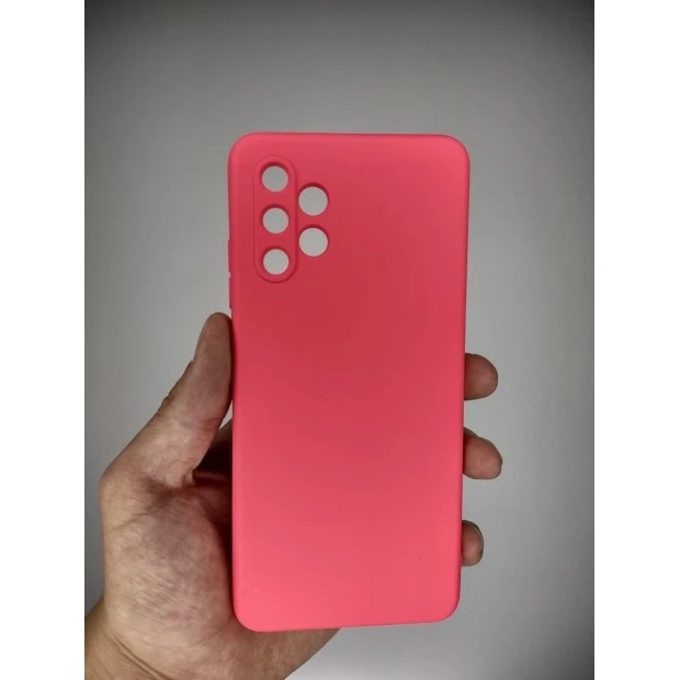 Силіконовий чохол Original Samsung Galaxy A32 (2021) (ShutCam) (Фламінго)