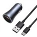 АЗУ-адаптер Baseus Digital Display TZCCJD-B0G 140W (USB / Type-C) +Type-C - Lightning (Dark Gray) АЗУ-адаптер Baseus Digital Display TZCCJD-B0G 140W (USB / Type-C) +Type-C - Lightning (Dark Gray)