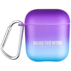 Футляр для наушников Clear Case Airpods Gradient (Violet&Blue)