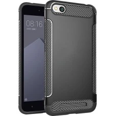 Силикон Soft Carbon Xiaomi Redmi 4a (Чёрный)