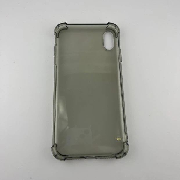 Силіконовий 6D чохол для Apple iPhone XS Max (Сірий)