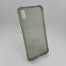 Силикон 6D Apple iPhone XS Max (Серый)