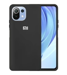 Силикон Original 360 Case Logo Xiaomi Mi 11 Lite (Чёрный)
