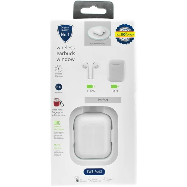 Гарнитура TWS iPod 3 Wireless Charging
