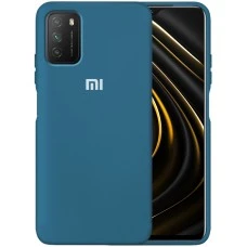 Силикон Original 360 Case Logo Xiaomi Poco M3 (Кобальт)